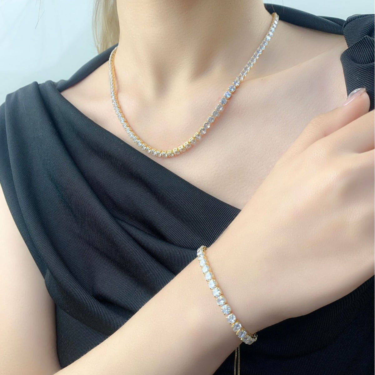 Super Sparkling Zircon Adjustable Bracelet