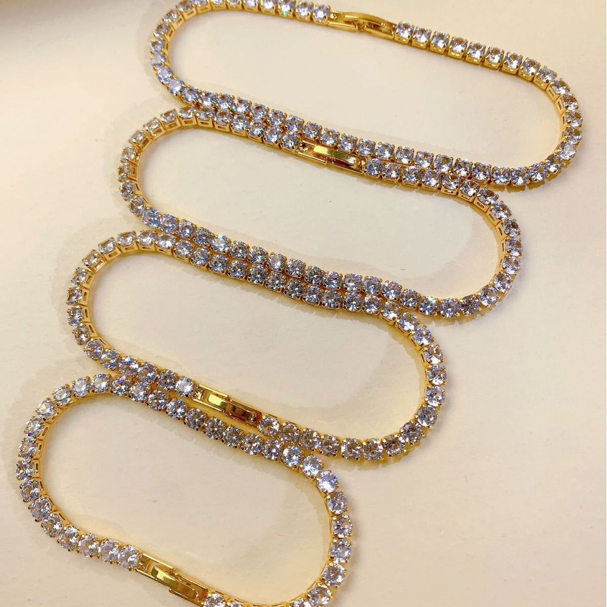 Super Sparkling Zircon Adjustable Bracelet