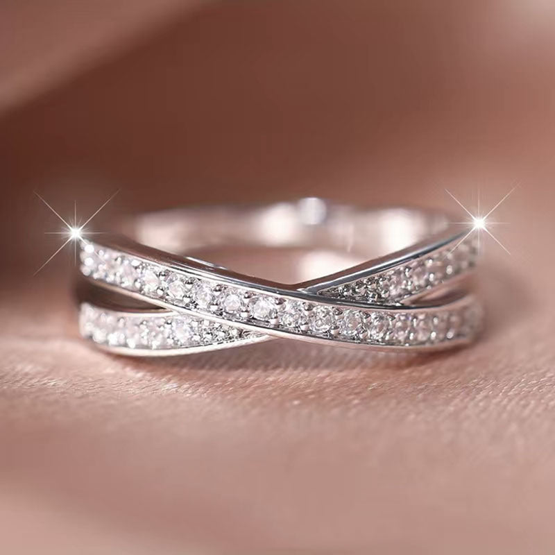 Simple X-shaped cross ring