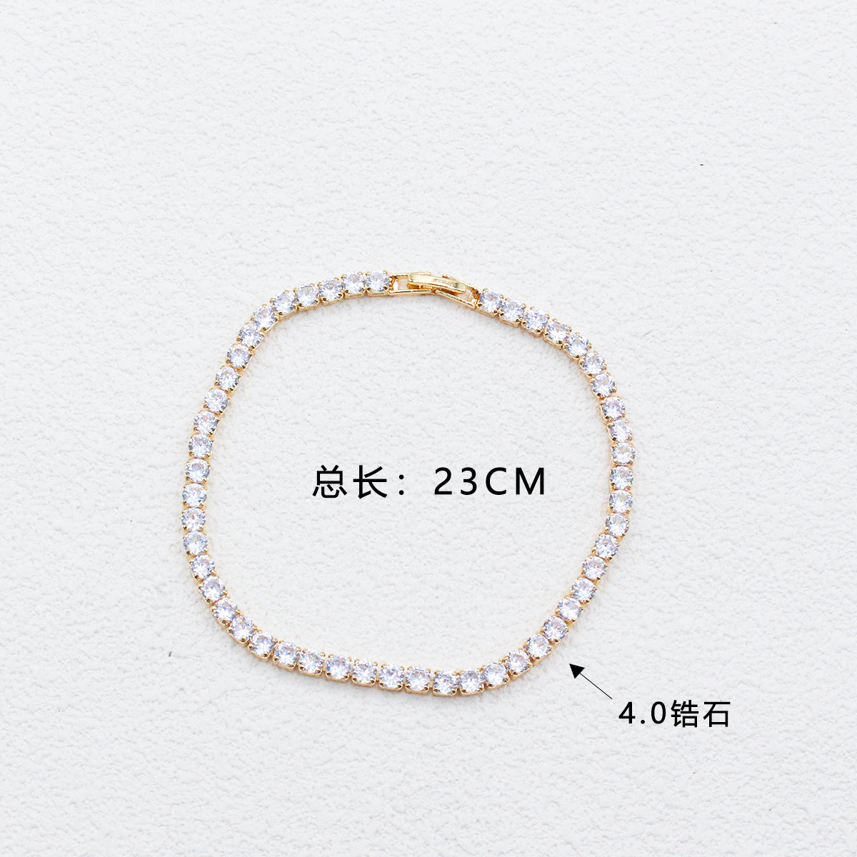 Super Sparkling Zircon Adjustable Bracelet